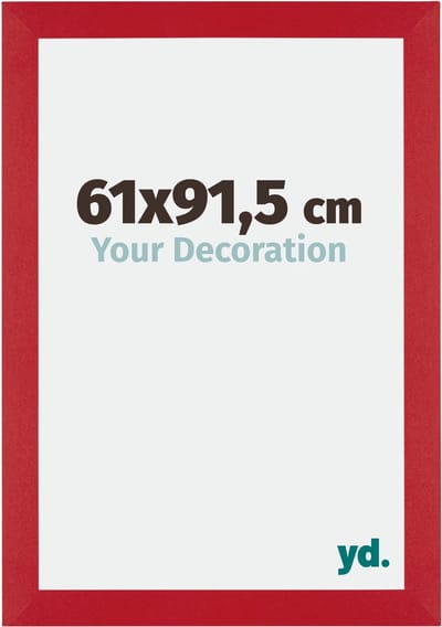 Your Decoration - Fotolijst 61x91,5 cm - MDF - Rood - Mura