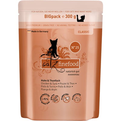 6x300g catz finefood Kip & Tonijn Nat kattenvoer