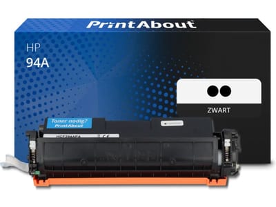 PrintAbout huismerk Toner 94A (CF294A) Zwart Multipack Geschikt voor HP