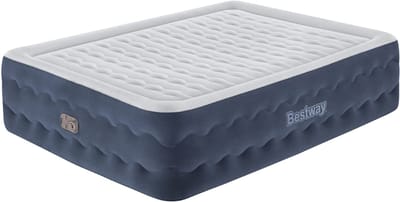 Bestway – Luchtbed – 2-Persoons – 152×203×51 cm – Blauw – Met Ingebouwde Elektrische Pomp – Incl. Opbergzak - Luchtbed 2 Persoons - Luchtbed Binnen - Luchtbed Met Pomp - Luchtbed Comfort - Luchtbed Voor Gasten