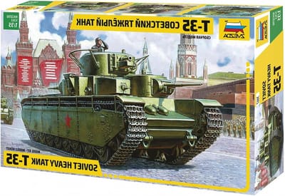 Modelbouw Tank - Bouwpakket Militaire Voertuigen - Hobby en Knutselen - Gedetailleerde Schaal 1:35 - 478 Onderdelen - Ongelakt