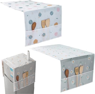 Multifunctionele stofbescherming voor koelkast en wasmachine - 2 stuks