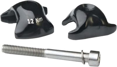 Zadelpen Klem - Reserve Onderdeel - Fiets Zadel - Carbon Rails - 7x9.6mm - Zwart