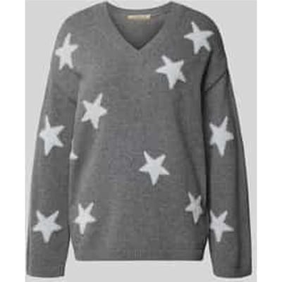 Loose fit gebreide pullover met kasjmier