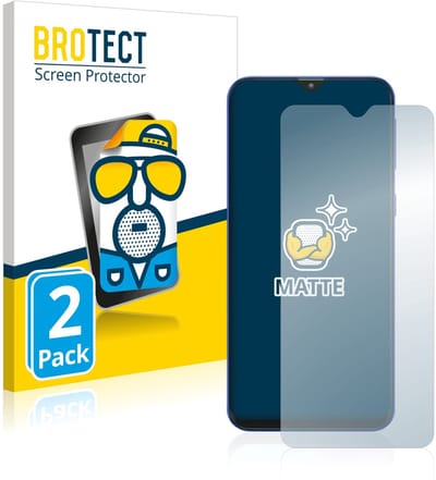 BROTECT - Screenprotector voor Samsung Galaxy M20 - Folie Beschermfolie matte 2 Stuks