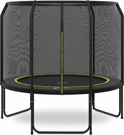 Magic Jump - Trampoline met veiligheidsnet Fiber - ø 251 cm - Zwart - Buitenspeelgoed - Outdoor