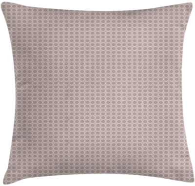 ABAKUHAUS Geometrische Kussenhoes – 40x40 cm – Dubbelzijdig bedrukt – Paars/Grijs