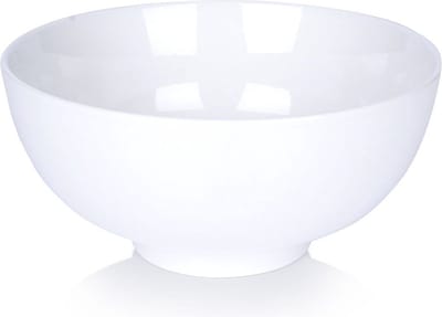Schaal Porselein Wit 20 cm, 1,6 l - Fruitschaal - Serveerschaal - Schaaltje