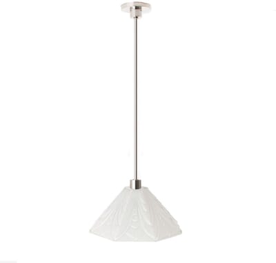 Hanglamp Nouveau Twinkling Geëtst 20's Nikkel - Art Deco Trade