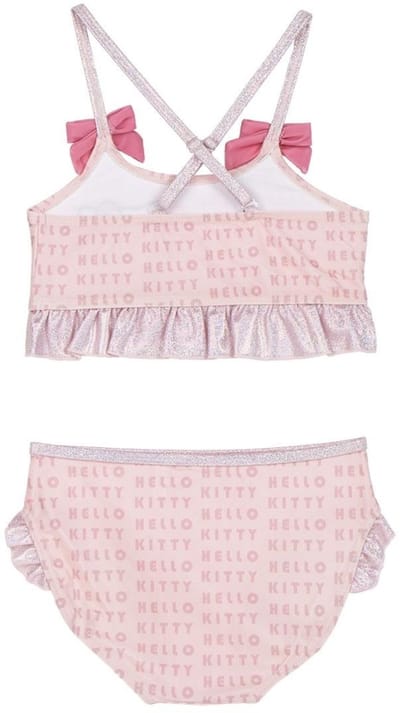 Hello Kitty meisjes bikini met glitter, 2-delig, 4 jaar, maat 104