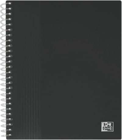Kaarthouder A5 voor School en Documenten - 80 Weergaven / 40 Hoezen - Polypro - Zwart