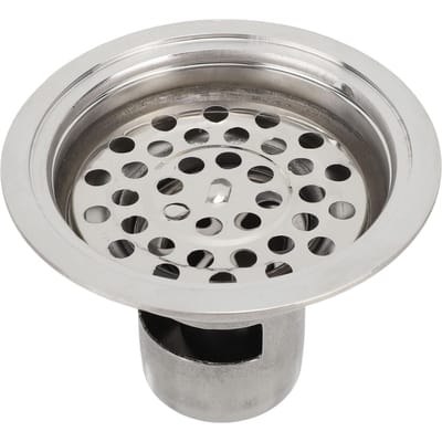 Vloerafvoer 3,5 inch RVS Geurbestendig Diepwaterafdichting Rond Doucheafvoerkit voor Keuken Badkamer gray