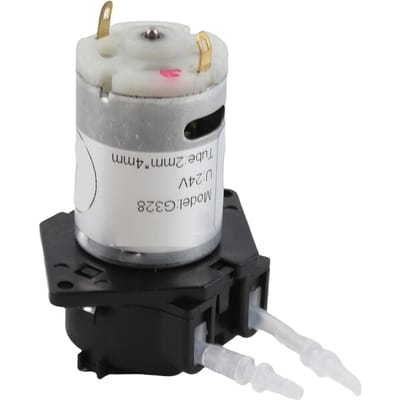 DC 24V Mini Zelfaanzuigende Waterzuigende Laag Geluidsniveau Snap-in Type Peristaltische Pomp