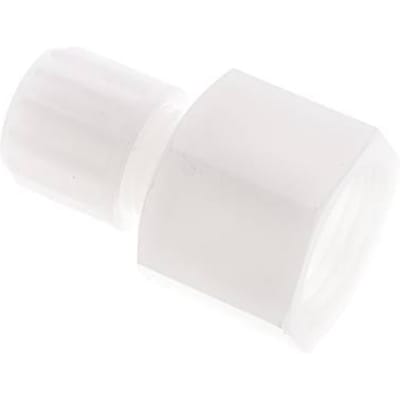 8x6mm & G1/2'' PVDF Rechte Knelfitting Binnendraad 10bar