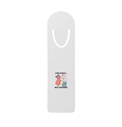 Hacebo® - Later word ik modeontwerper metalen boekenlegger - modeontwerpsters - Fashion designer - kledingontwerper - couturier - stylist - modecreator - textielontwerper - ontwerper Bladwijzer boekenleggers - 12.7 cm x 3.2cm