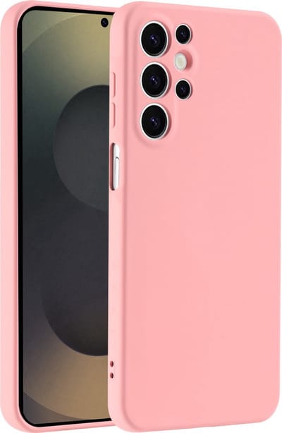 Hoesje geschikt voor Samsung Galaxy S25 Ultra hoesje zacht siliconen- Arara backcover - Licht Roze
