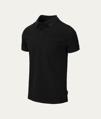 Undiemeister Polo Shirt Heren - Slim Fit - Anti-kreuk - ECOCELL™ Lyocell - Volcano Ash (Zwart) - Maat XXL