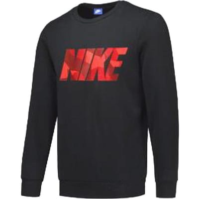 Nike Letter Ronde Hals Casual Sport Lange Mouw Sweatshirt Heren sweatshirt Zwart AQ8791-010 XXL black