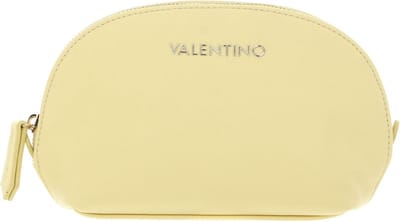 VALENTINO Toilettas Zero Re Soft Cosmetic Case Vaniglia Lichtgeel
