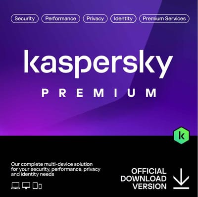 Kaspersky Premium - 12 maanden/10 apparaten - PC/Mac/Mobiel Download