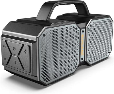 Draadloze Bluetooth luidspreker 60W met 32 uur batterij, waterdicht en basdrivers voor buiten en feestjes