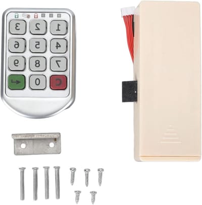 Digitaal Toetsenbord Slot - Elektronisch Kastslot - Kasten Beveiligen - Alarm Lage Batterijspanning - 13 x 7 x 6 cm