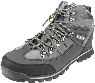 Ronde schoenveters | Veters voor wandelschoenen | Kleur: Donkergrijs / Groen | Lengte: 100cm | Breedte: 4.5mm