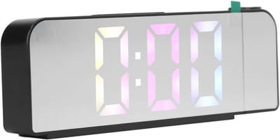 Digitale wekker met 180° projector en 3 helderheidsniveaus voor slaapkamer