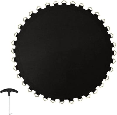 Trampoline Springmat - Vervangend Springvel - Buiten Plezier - UV-bestendig - 1.8m tot 4.9m - Zwart