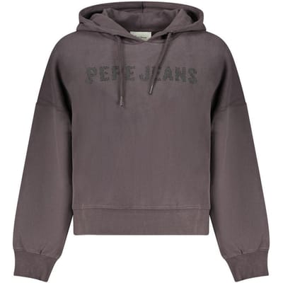 Pepe Jeans Zwarte Katoenen Dames Sweatshirt