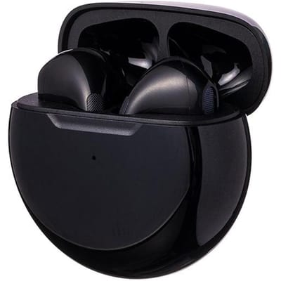 Air Pro 6 Draadloze Bluetooth-hoofdtelefoon Stereo-oortelefoon Sport Running Oortelefoon Mini-headset met microfoon voor Apple IPhone Xiaomi zwart