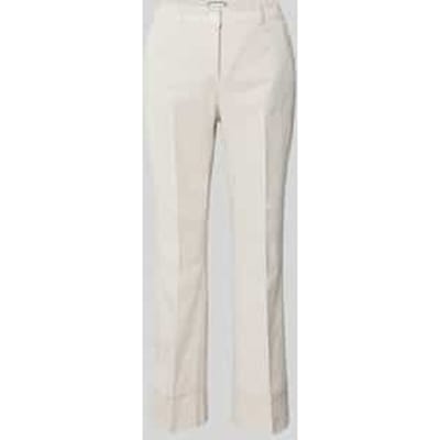 Flared cut broek met persplooien, model 'MINESSE'