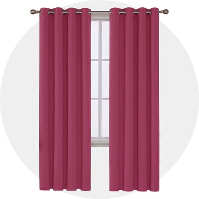 Famanu – verduisterende gordijn voor slaapkamer of woonkamer - warmte - geïsoleerde verlichting - 132 x 213 cm - roze