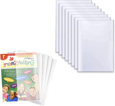 Transparante Notitieboek Bescherming, B5 Formaat, 10 Stuks, Duurzame Beschermhoezen voor Notitieboeken, Ideaal voor School en Kantoor