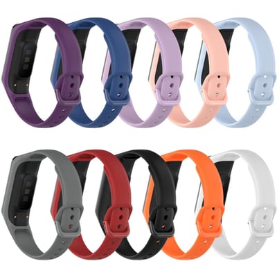 Bracelet de remplacement en silicone, bracelet de poignet doux et confortable à porter, respectueux de la peau, respirant, accessoire pour bracelet connecté pour noir