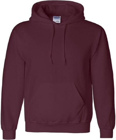 Gildan Zwaargewicht DryBlend Adult Unisex Hooded Sweatshirt Top / Hoodie (13 kleuren) (Marron)