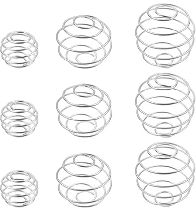 Solidchoice - Set van 9 Roestvrijstalen Shaker Ballen voor Eiwitshakers