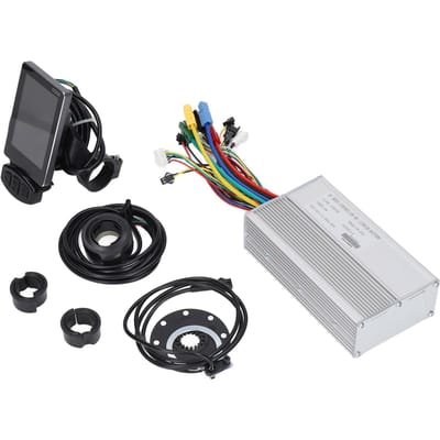 30A Motorcontroller Kit GD06 Configuratie Duimgas Elektrische Fiets Conversie Kit voor 1000W Motoren black