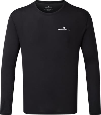 Ronhill | Men's Core L/S Tee | Black/Bright White | XXL