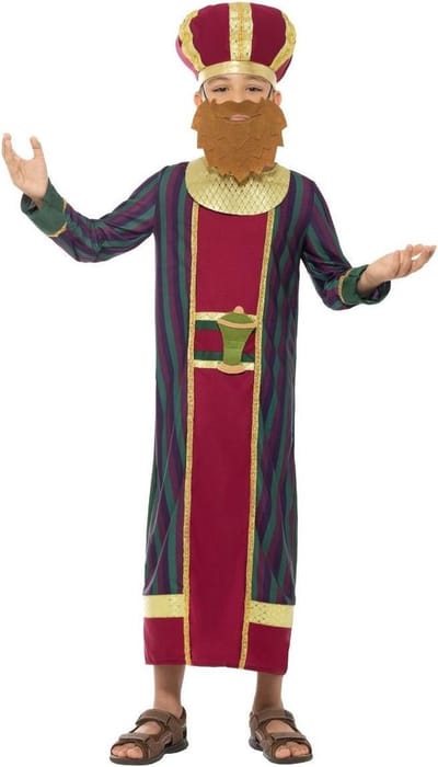 Koning Balthazar kostuum voor jongens 3-koningen kerst kostuum 128/140
