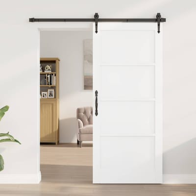 vidaXL - Interne - Deur - 86 - x - 198,5 - cm - Multiplex - Wit