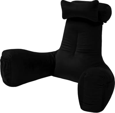 Comfortabel Fluweel Lees Kussen - Rugsteun en Lumbaal Kussen voor Relaxen op Bank of Bed