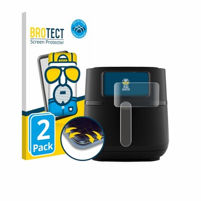 BROTECT - Screenprotector voor Philips Airfryer 5000 Series XXL 7,2L - Folie Beschermfolie matte volledig dekking 2 Stuks