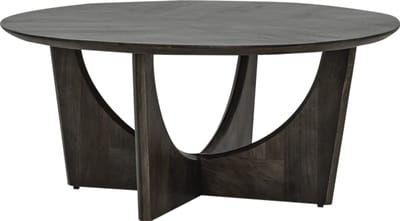 Tower Living Salontafel Fermo Rond Olijfbruin 90cm