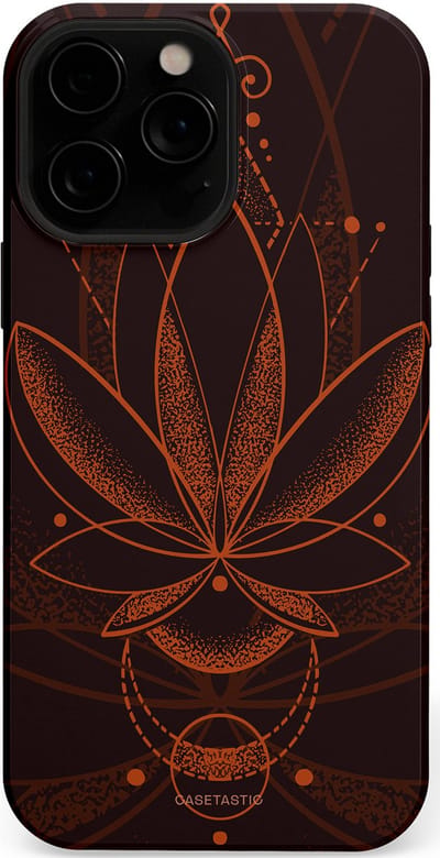 Casetastic Hoesje Geschikt voor Apple iPhone 13 Pro Magsafe - Stijlvolle Beschermende Duo-layer Case - Lotus Groei