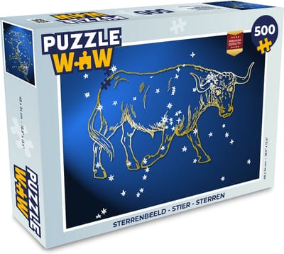 Puzzel Sterrenbeeld - Stier - Sterren - Legpuzzel - Puzzel 500 stukjes