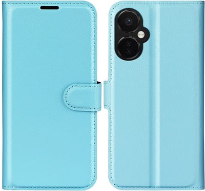 Coverup Hoesje - Geschikt voor OnePlus Nord CE 3 Lite 5G Hoesje - Coverup Book Case - Lichtblauw