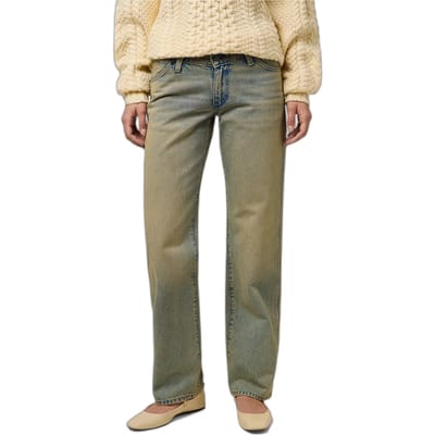 Wrangler Cowboy Straight Fit Lage Taille Jeans Blauw 31 / 32 Vrouw