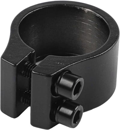 Zadelpenklem - Fietszadel Klem - Fiets Zadel Verstellen - Dubbele Schroef - 34.9mm - Zwart