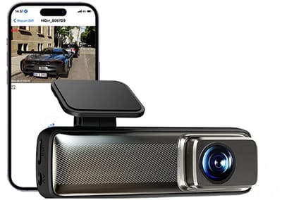 DrPhone DriveGuardian - USB Dashcam voor Android | 1080P HD, 130° lens, Nachtzicht, ADAS, Loopopname - Micro SD